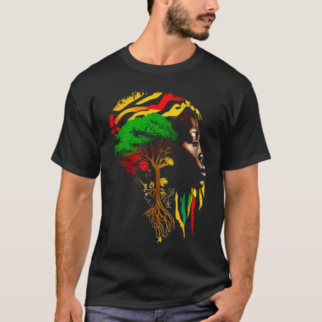 T-shirt Black history month  African American Ancestors' r (Devant)