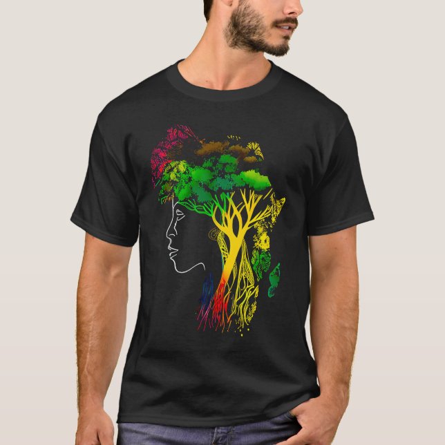 T-shirt Black history month  African American Ancestors' r (Devant)