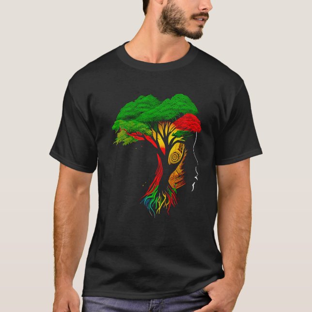 T-shirt Black history month  African American Ancestors' r (Devant)
