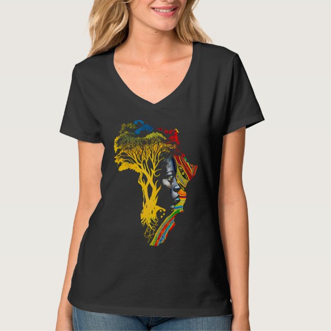 T-shirt Black history month  African American Ancestors' r (Devant)