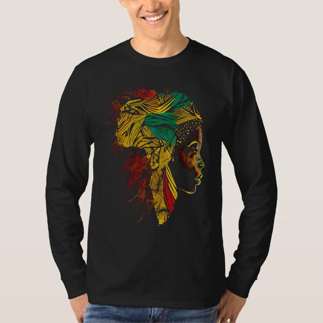 T-shirt Black history month  African American Ancestors' r (Devant)