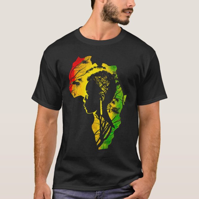 T-shirt Black history month  African American Ancestors' r (Devant)