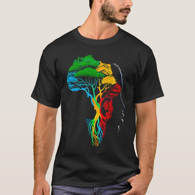 T-shirt Black history month  African American Ancestors' r (Devant)