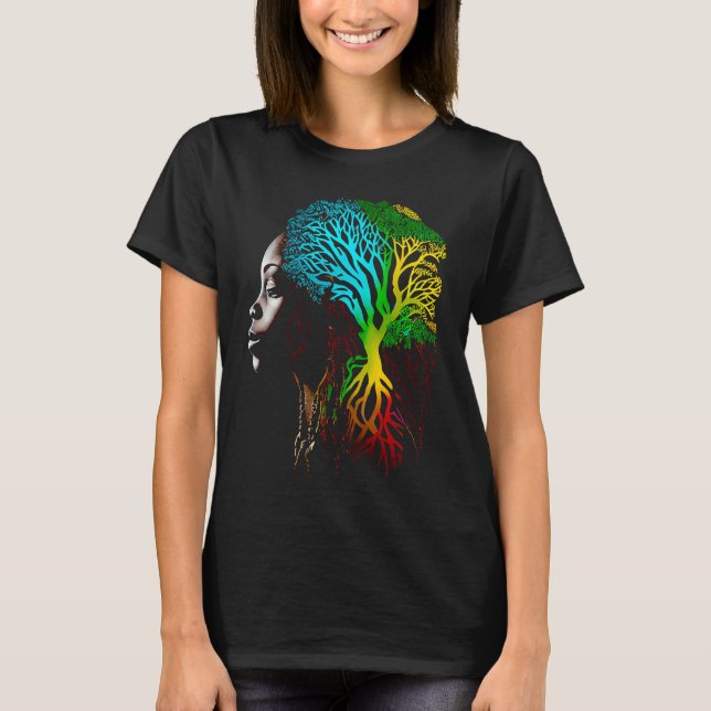 T-shirt Black history month  African American Ancestors' r (Devant)