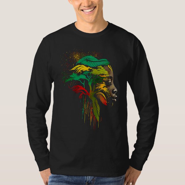 T-shirt Black history month  African American Ancestors' r (Devant)
