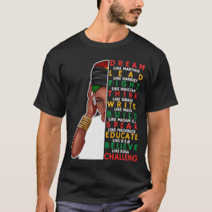 T-shirt Black History Month African American Country Celeb