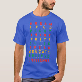 T-shirt Black History Month African American Country Celeb