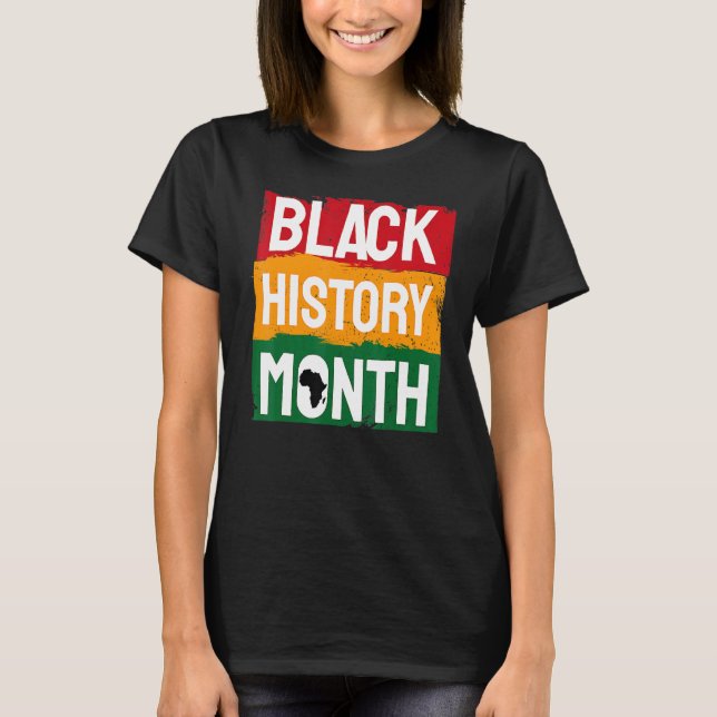 T-shirt Black History Month African American Country Celeb (Devant)