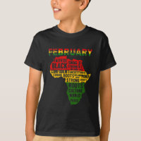 Black History Month African Map Colors