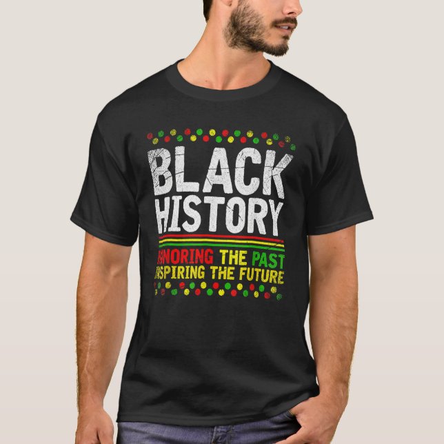 T-shirt Black History Month Afro African Pride Men Women K (Devant)