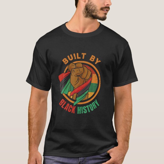 T-shirt Black History Month Apparel Strong Fist I'm Black (Devant)