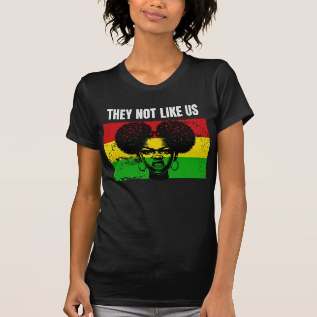 T-shirt Black history month Black Woman for students  (Devant)