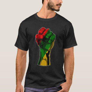 T-shirt Black History Month Fist Black Power African Women