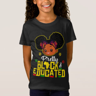 T-Shirt Black History Month Girls African African Queen Ki