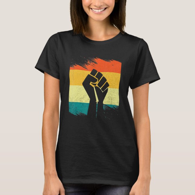 T-shirt Black History Month Inspiring Black Leaders Power  (Devant)