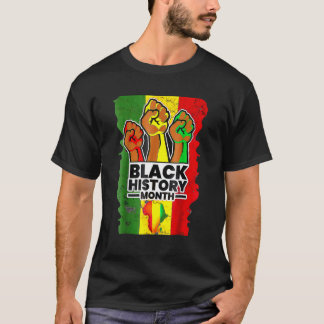 T-shirt Black History Month Melanin Afro African Pride Men