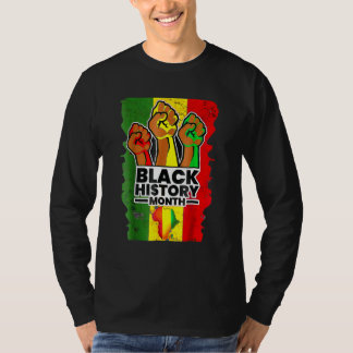 T-shirt Black History Month Melanin Afro African Pride Men