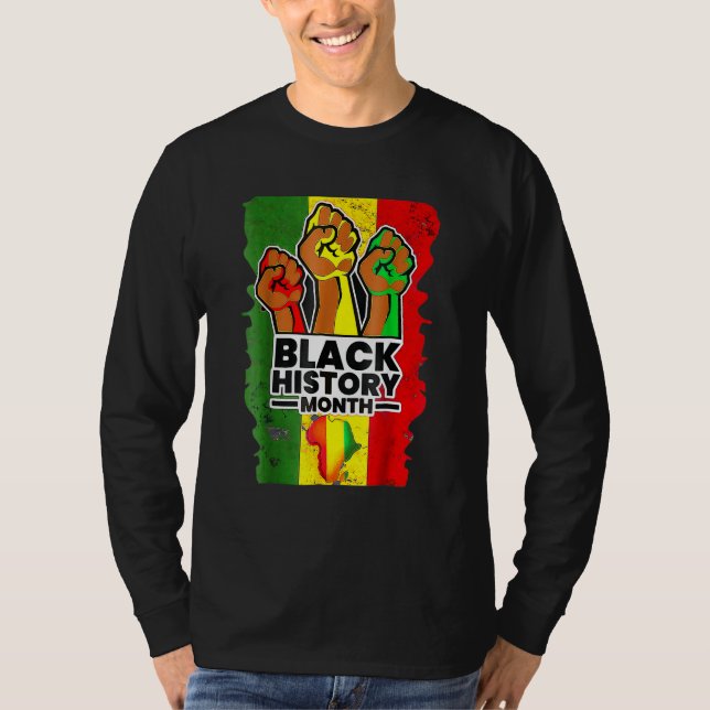 T-shirt Black History Month Melanin Afro African Pride Men (Devant)