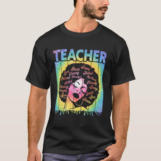T-shirt Black History Month Melanin Afro Women Teachers Ti (Devant)