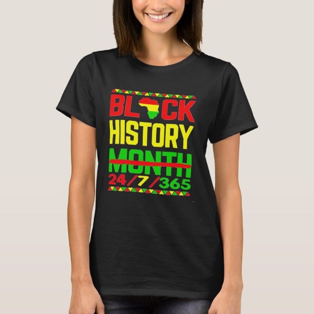 T-shirt Black History Month One Month Cant Hold Our Histor (Devant)