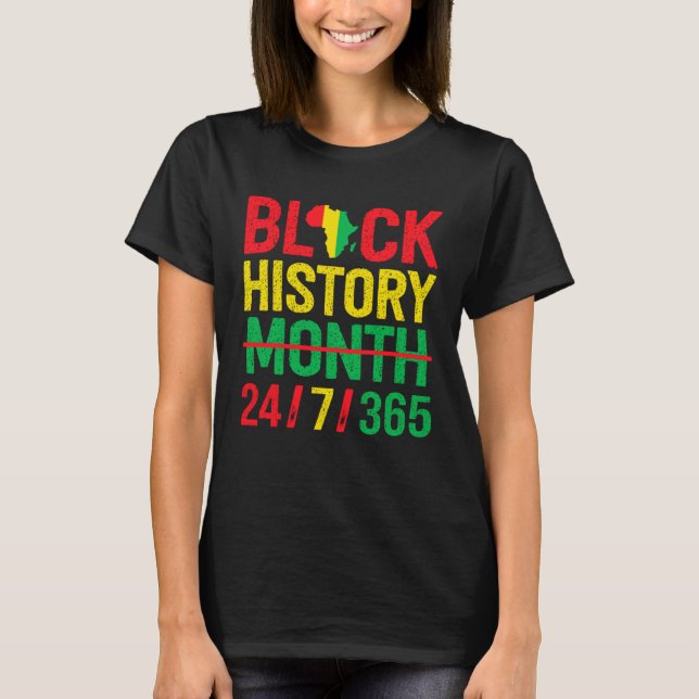 T-shirt Black History Month One Month Cant Hold Our Histor (Devant)