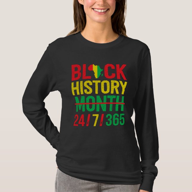 T-shirt Black History Month One Month Cant Hold Our Histor (Devant)