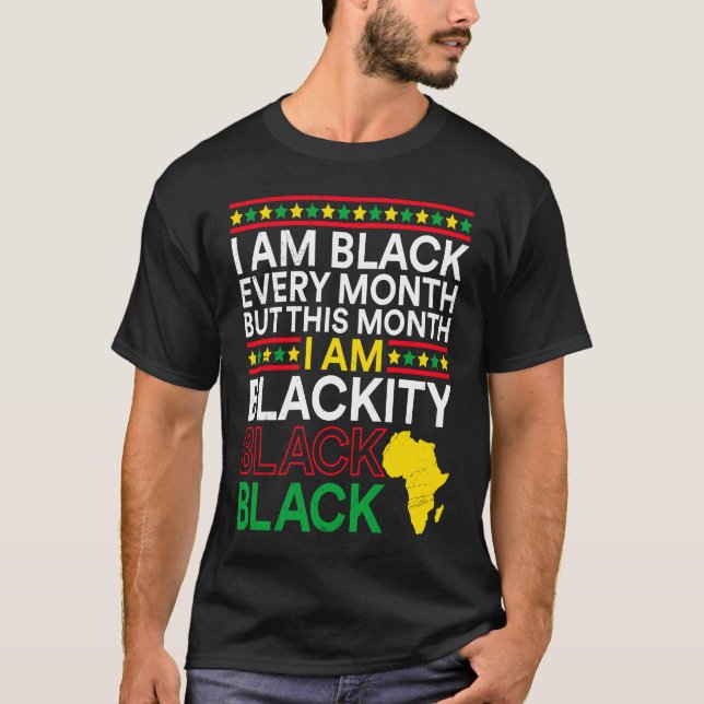 T-shirt Black History Month USA History America African (Devant)