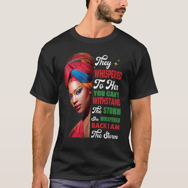 T-shirt Black History Month Women African Afro I Am The St (Devant)
