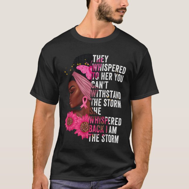 T-shirt Black History Moth Girl I Am The Strong African Q (Devant)