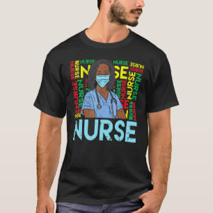 T-shirt Black History Nurse African American Pride Melanin