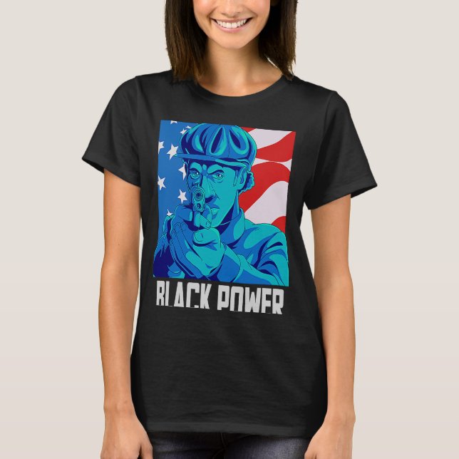 T-shirt Black History Panther Party 1 (Devant)