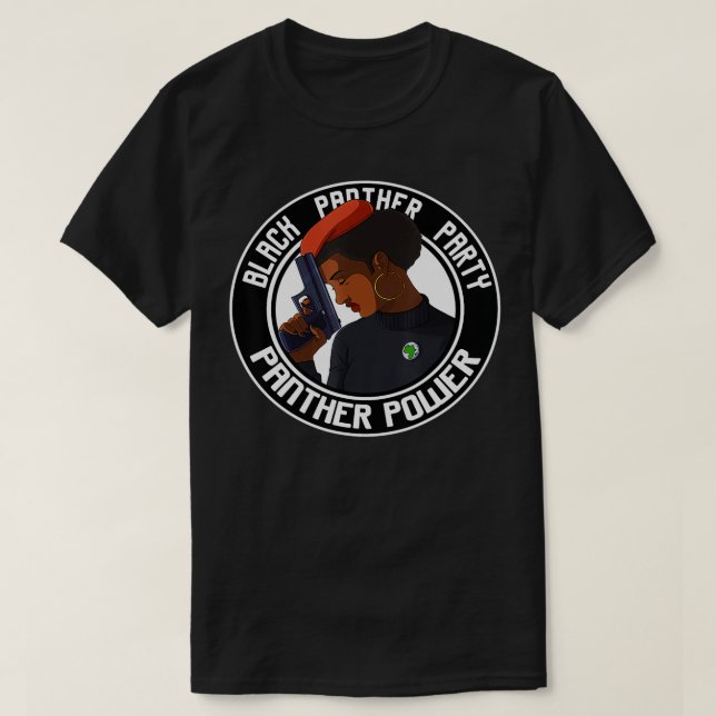 T-shirt Black History Panther Party cadeau (Design devant)