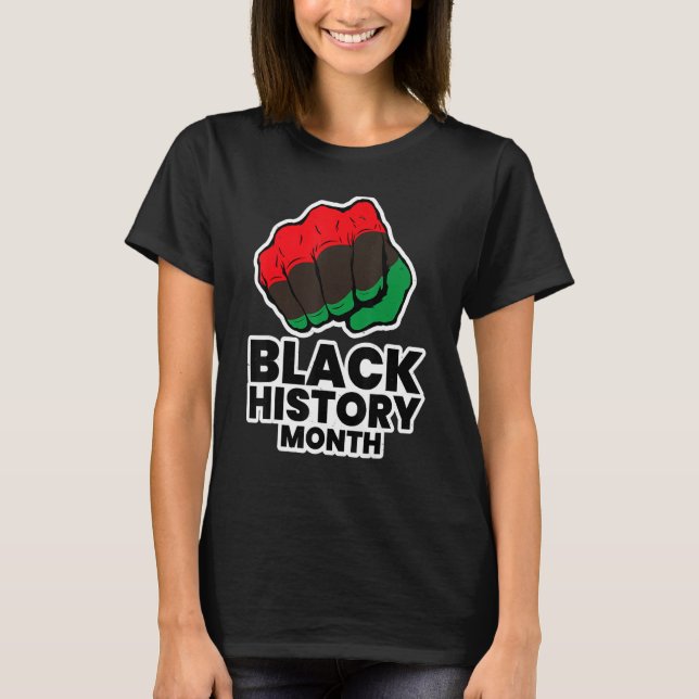 T-shirt Black Historys Black History Month_1 (Devant)