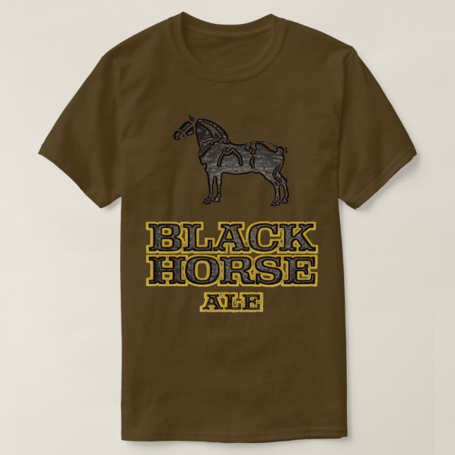 T-shirt Black Horse (Design devant)