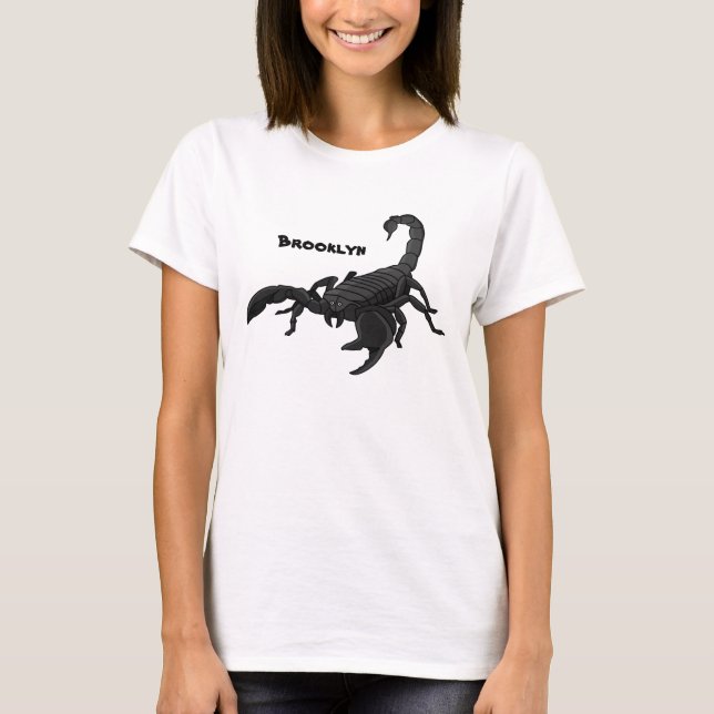 T-shirt Black hungry scorpion (Devant)