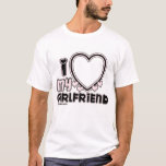 T-shirt black i luv 1<br><div class="desc">cute and bubbly font that says " I Love My GIRLFRIEND" with a huge heart that allows you to insert your image,  in color black and light pink</div>