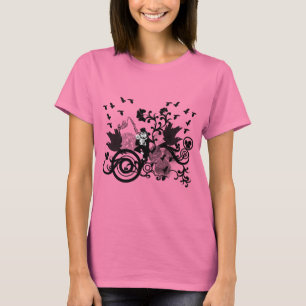 T-shirt Black Irish Swirls et Leprechauns