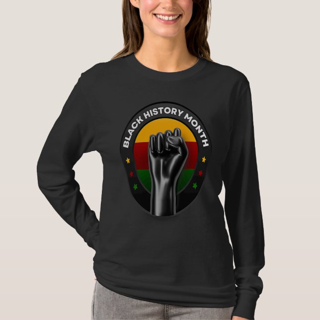 T-shirt Black Is Beautiful Black History Month  We Are All (Devant)