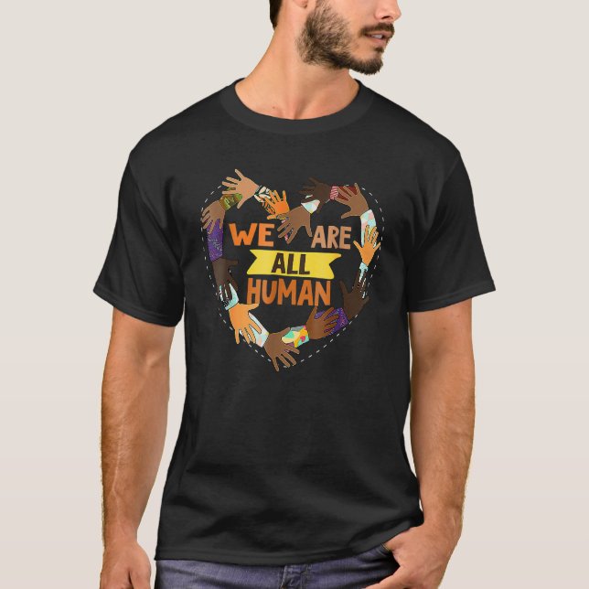 T-shirt Black Is Beautiful Black History Month We Are All  (Devant)