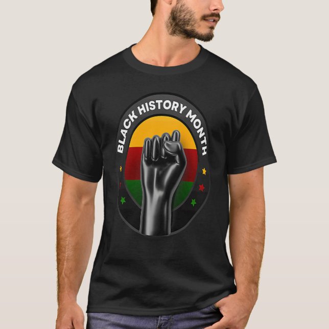 T-shirt Black Is Beautiful Black History Month  We Are All (Devant)