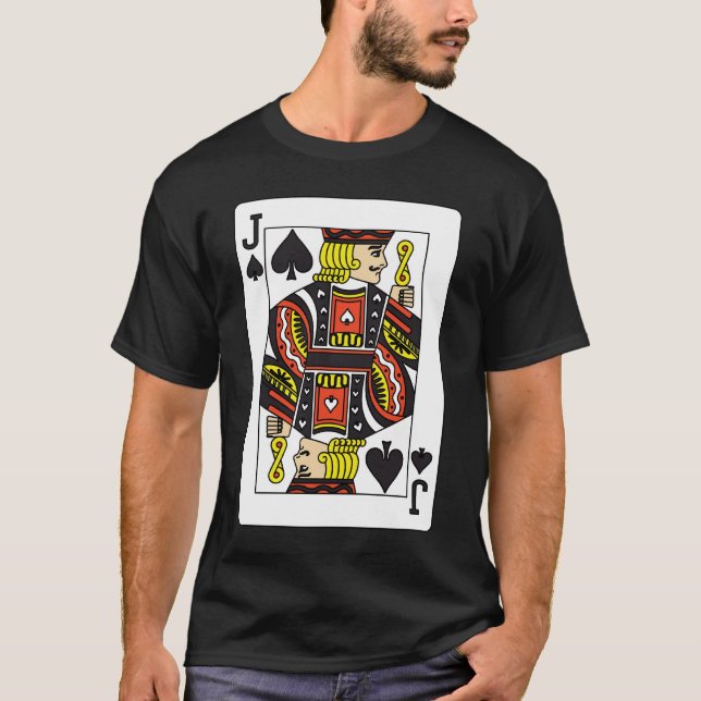T-shirt Black Jack des pelles (Devant)