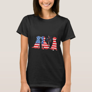 T-shirt Black Jaune Chocolat Fox Red Lab Silver Patrioti