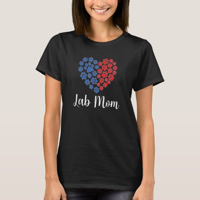 T-shirt Black Jaune Chocolat Fox Red Lab Silver Patrioti (Devant)
