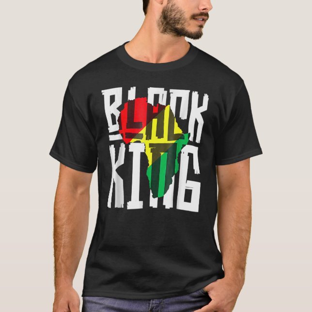 T-shirt Black King Black Power Mois de l'histoire noire (Devant)