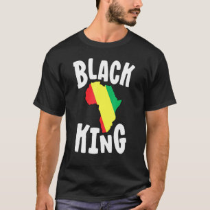 T-shirt Black King For Boys Black History Month Africa Pri
