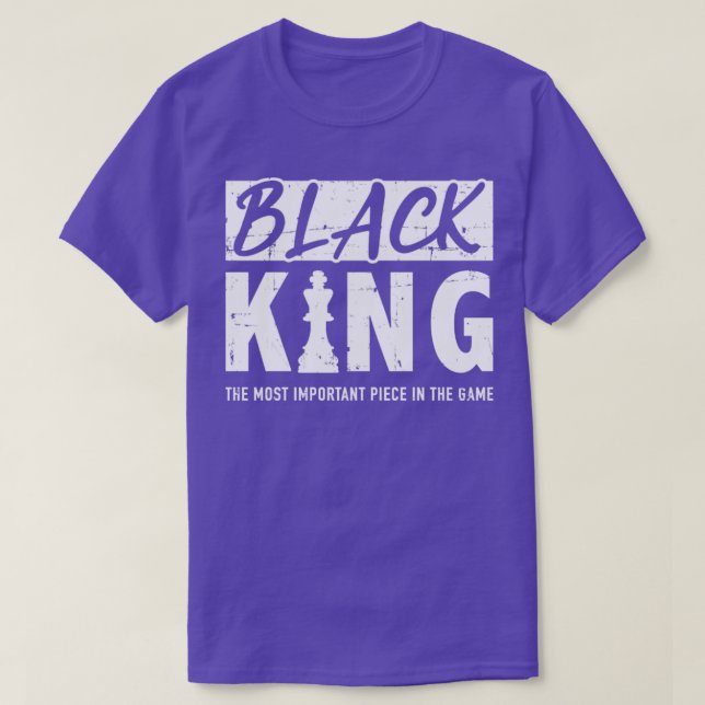 T-shirt Black king pièce importante pour fière africaine e (Design devant)