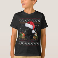 Black Lab Christmas Père Noël Amoureux des chiens