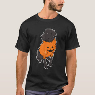 T-shirt Black Lab Mutt Chien Chien Chien Chien Halloween T