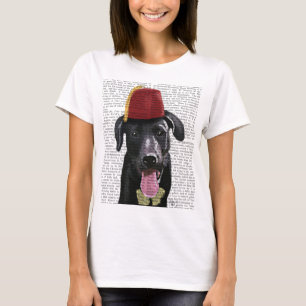 T-shirt Black Labrador Avec Fès