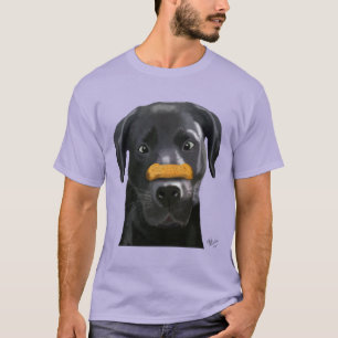 T-shirt Black Labrador avec os sur le noeud 2